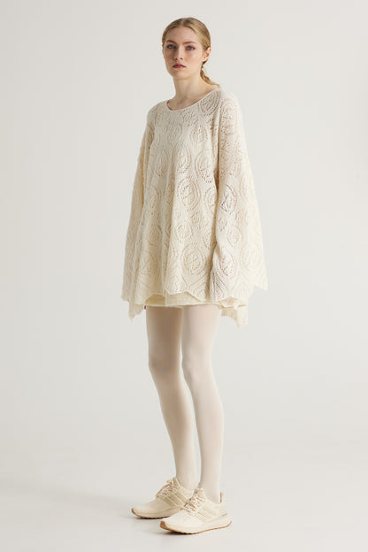 Knitwear Wool Blouse With Long Sleeves
