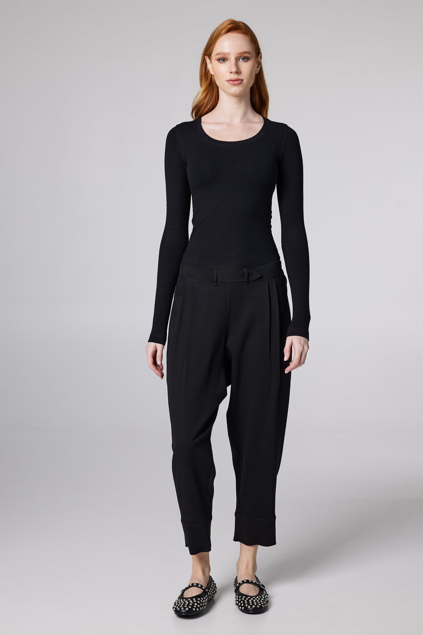 Capri Pleated Trousers