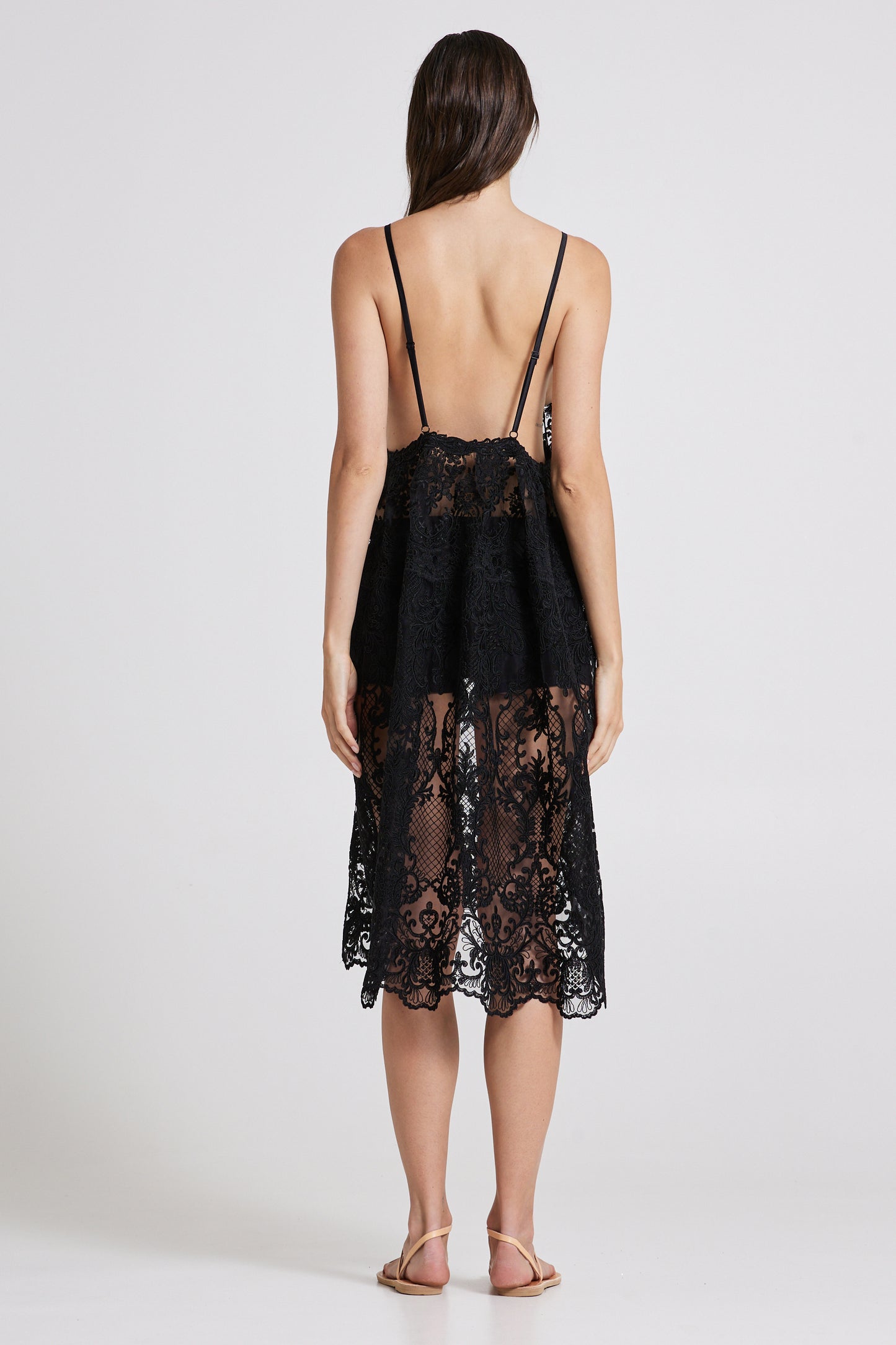 Lace Dress With Adjustable Straps