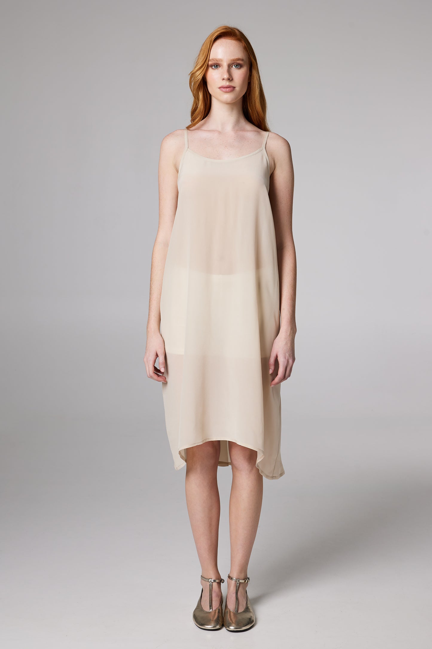 Silk Sleeveless Layering Dress