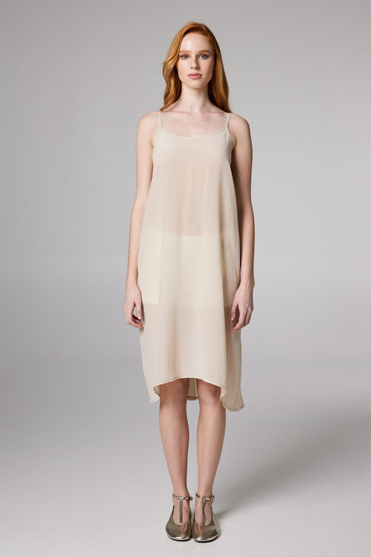 Silk Sleeveless Layering Dress