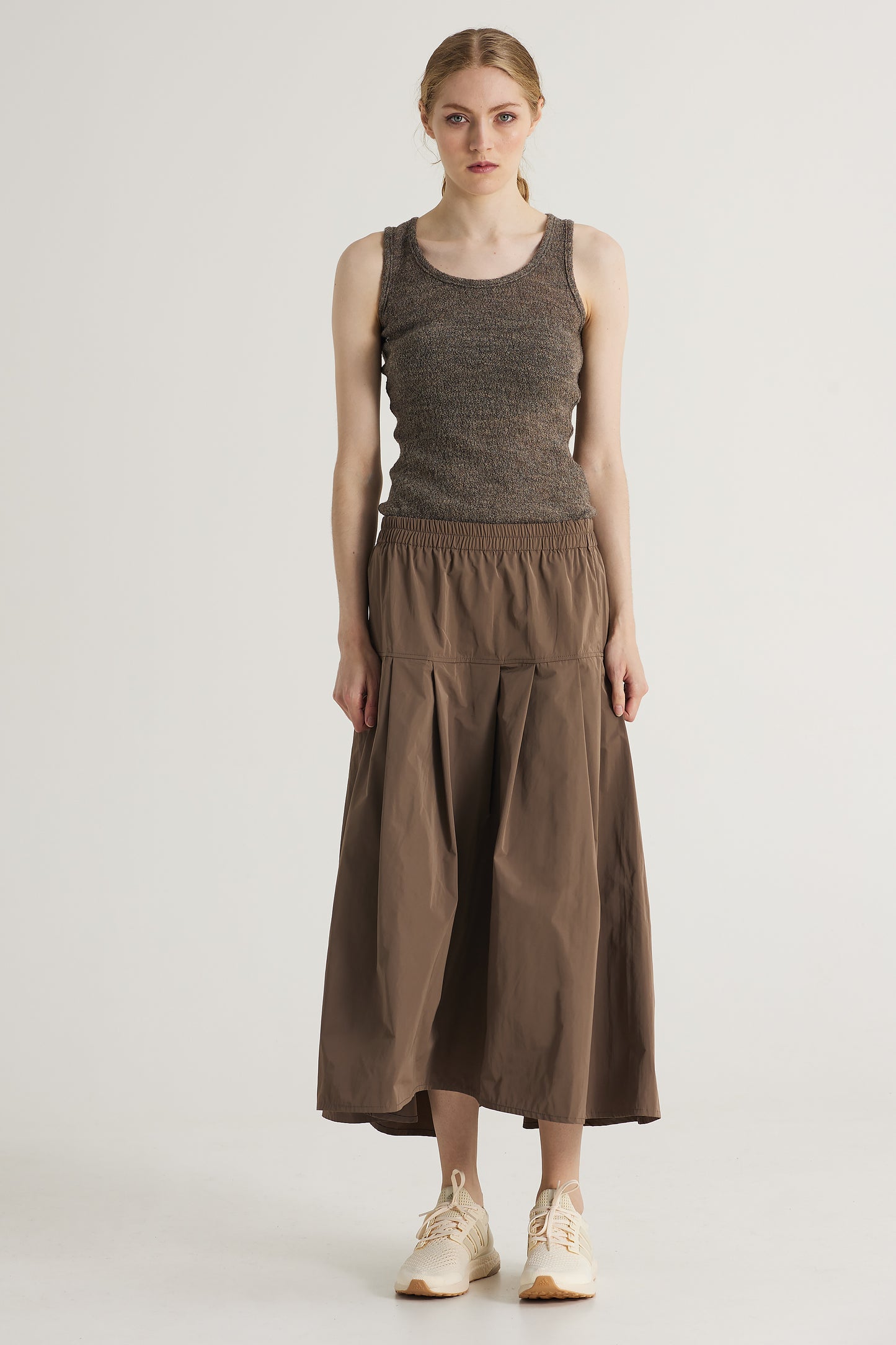 Long Skirt With Elastic Waistband