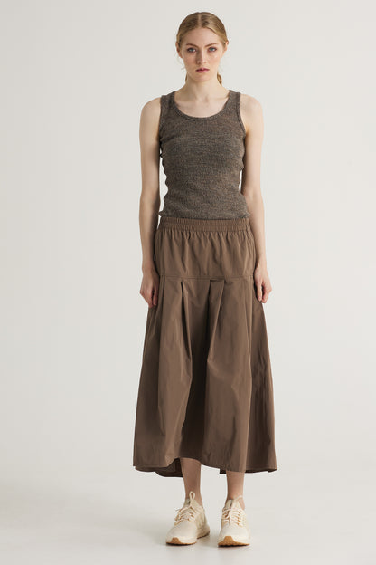 Long Skirt With Elastic Waistband