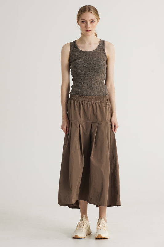 Long Skirt With Elastic Waistband