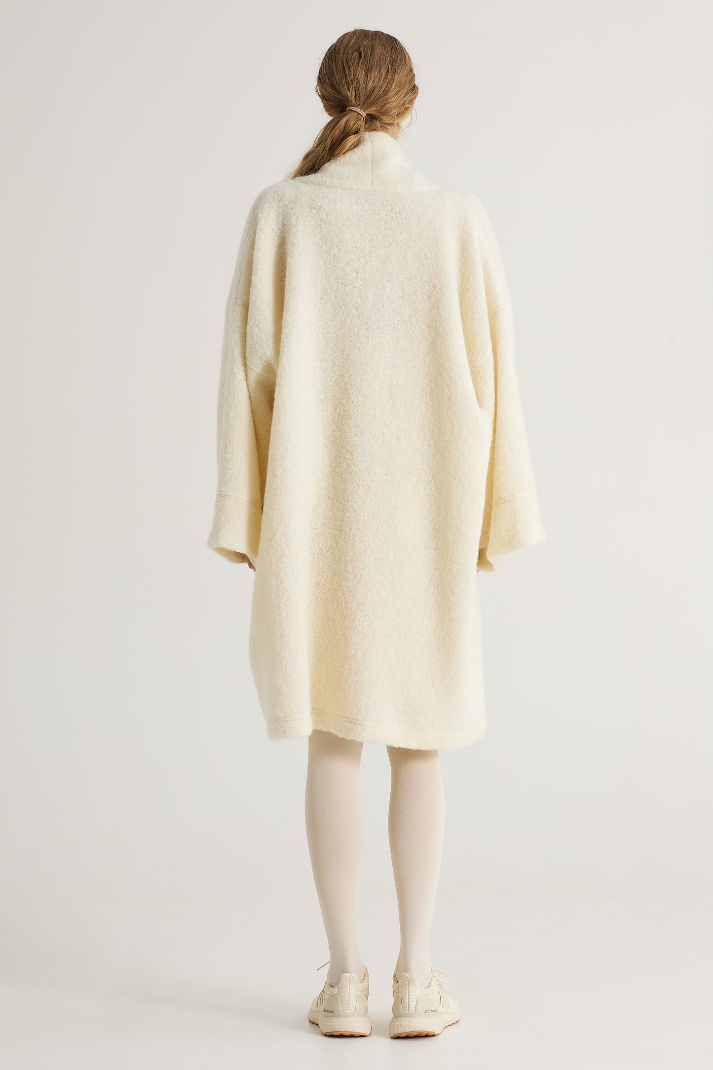 Wool Cardigan With Bell Sleeves
