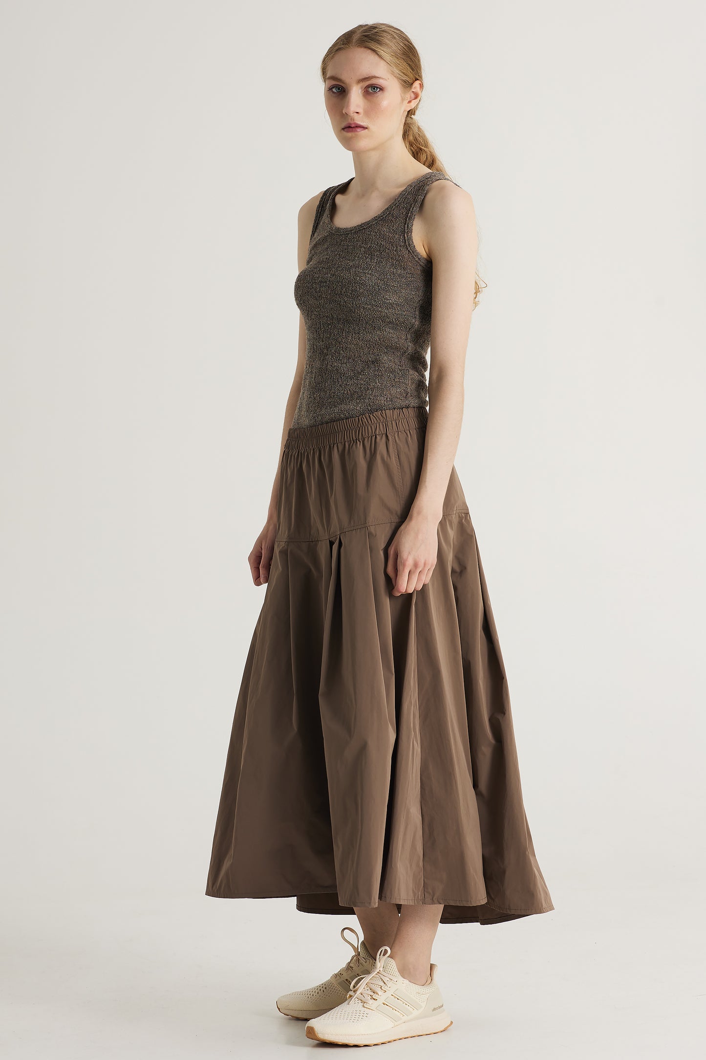 Long Skirt With Elastic Waistband