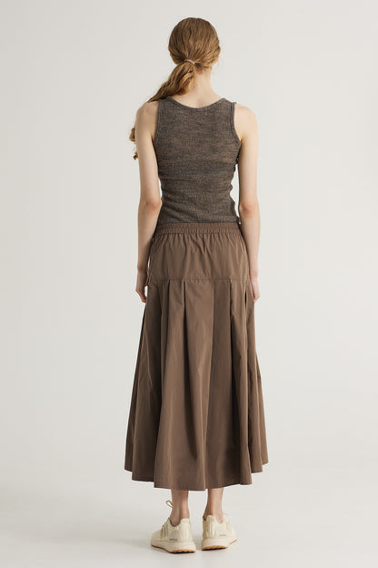 Long Skirt With Elastic Waistband