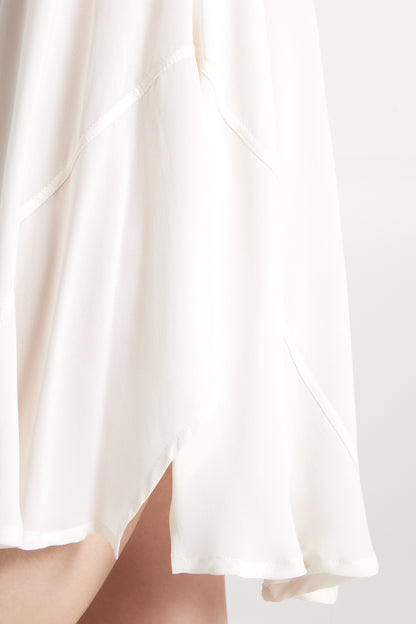Short silk dress