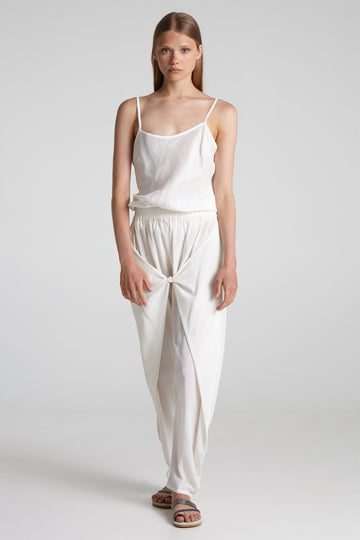 Silk knot pants